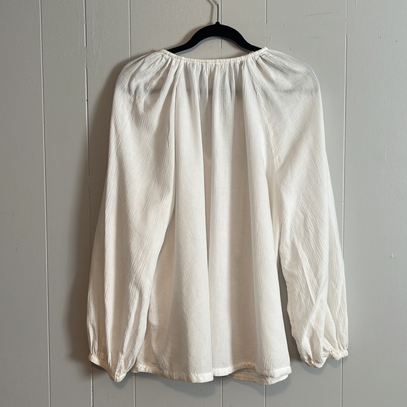 Treasure & Bond Texture Stripe Puff Sleeve Tunic - Picture 5 of 5